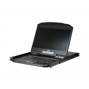 KVM prepínač ATEN CL3108NX-ATA-AG USB VGA 1U racková montáž čierny