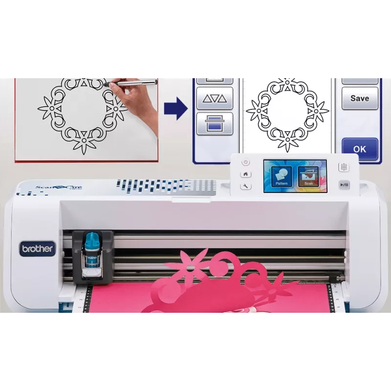 Brother ScanNCut CM750 rezací plotter, sivý
