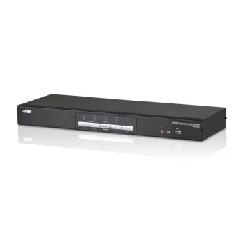 ATEN 4-port USB DVI Dual-View KVM prepínač s audio a USB 2.0 hubom (KVM kábel v balení)
