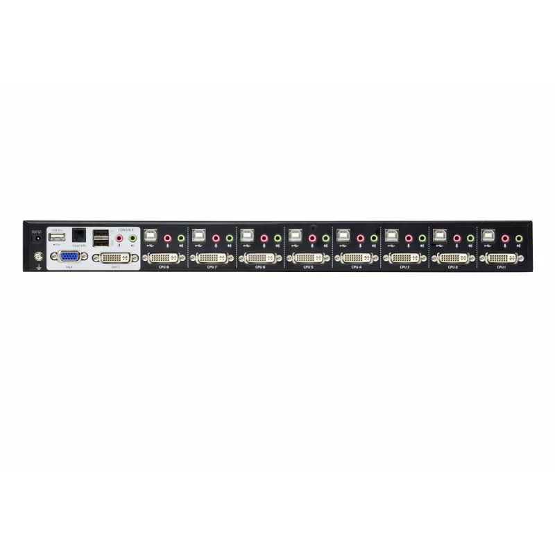 ATEN 8-port USB DVI Dual-Link KVM prepínač s audio