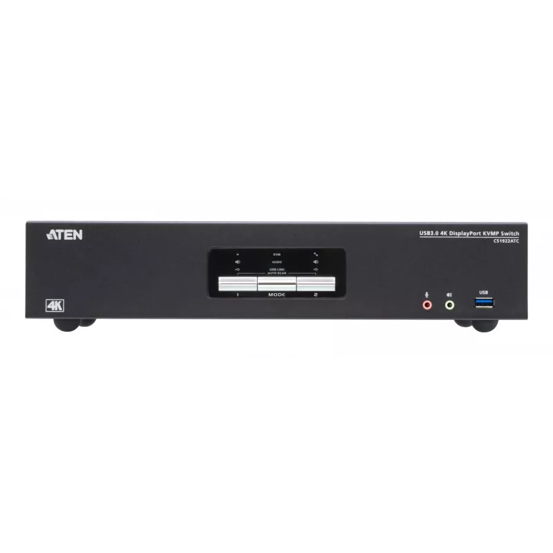KVM prepínač ATEN CS1922ATC USB DisplayPort 4K Ultra HD