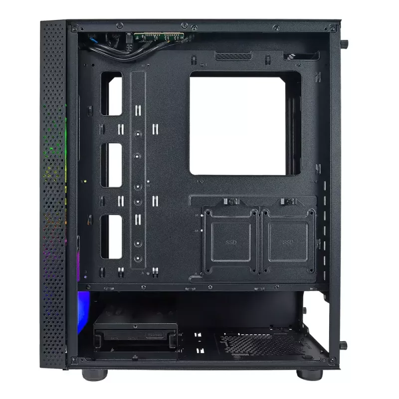 PC skriňa Azza Celesta Midi Tower čierna