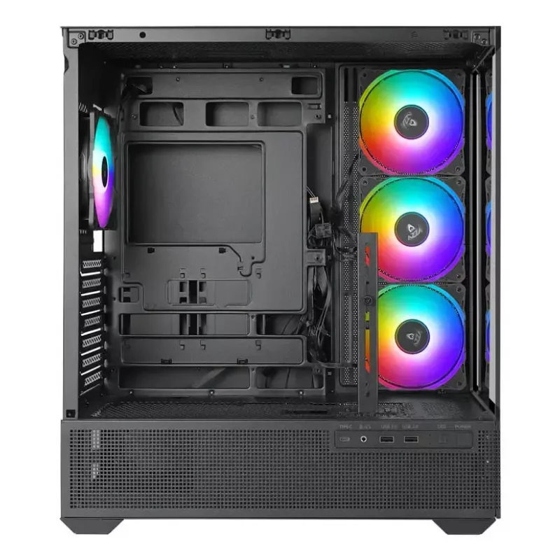 PC skriňa Azza Tiara Midi Tower čierna