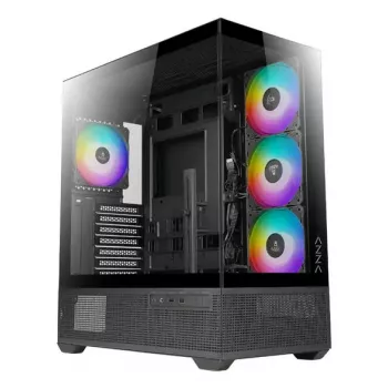 PC skriňa Azza Tiara Midi Tower čierna
