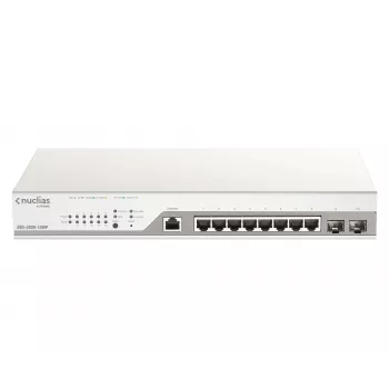 D-Link DBS-2000-10MP/E sieťový switch Managed L2 Gigabit Ethernet (10/100/1000) Power over Ethernet (PoE) sivá