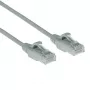 ACT sivá 0,5 metra LSZH U/UTP CAT6 slimline patch kábel do dátového centra bez zaistenia s RJ45 konektormi