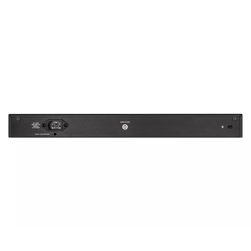 D-Link 52-portový PoE Gigabit Smart Managed switch vrát. 4 x 100/1000Mbps Combo portov