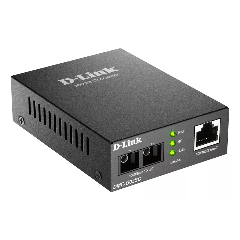 D-Link 100/1000Base-T na 1000Base-SX SC multimódový mediálny konvertor (550 m)