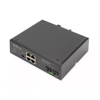 Neupravovaný switch Digitus DN-651109 4 port Gigabit Ethernet PoE