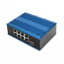 Neupravovaný switch Digitus DN-651133 8 port Fast Ethernet priemyselný 1 SFP uplink