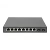 Neupravovaný switch Digitus 8-port Gigabit + 2 Gigabit SFP