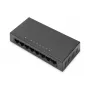 Neupravovaný switch Digitus 8-port 10/100 Mbps Fast Ethernet kovové puzdro