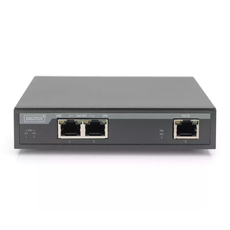 2 portový Gigabit 4PPoE extender Digitus DN-95127-1