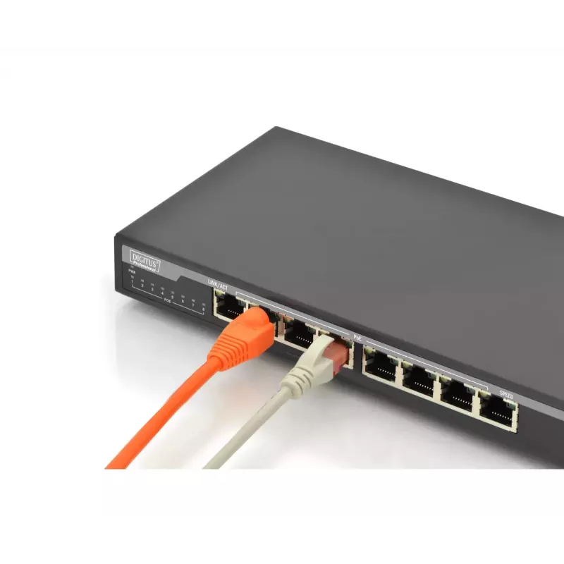 Neupravovaný switch Digitus DN-95340 8-port Gigabit sieťový switch