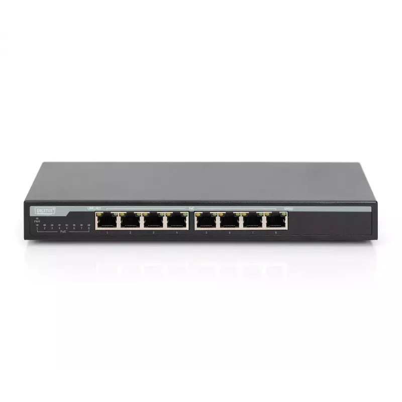 Neupravovaný switch Digitus DN-95340 8-port Gigabit sieťový switch