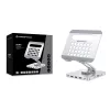 Conceptronic DONN26G, strieborná, tablet, multimediálny stojan, hliník, 100 W, MicroSD (TransFlash), SD, SDHC, SDXC