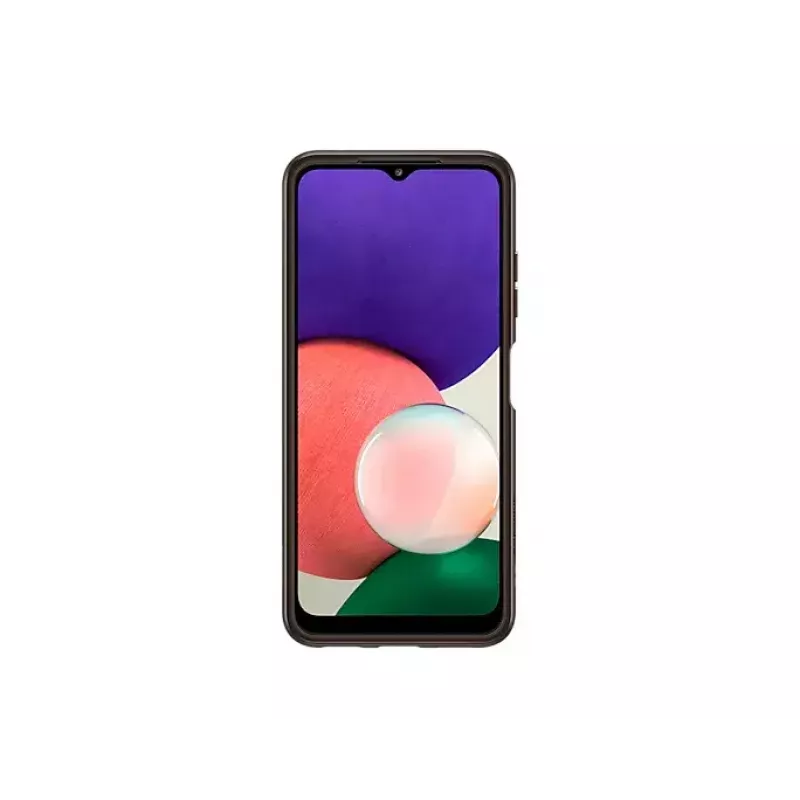 Samsung EF-QA226TBEGEU zadný kryt Soft Clear Cover pre Galaxy A22 5G, čierny