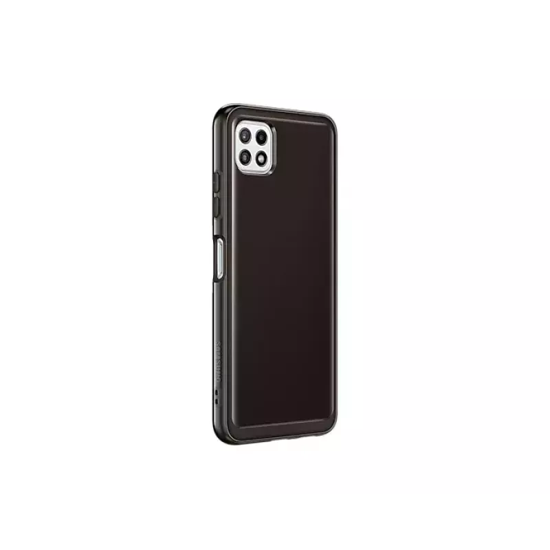 Samsung EF-QA226TBEGEU zadný kryt Soft Clear Cover pre Galaxy A22 5G, čierny