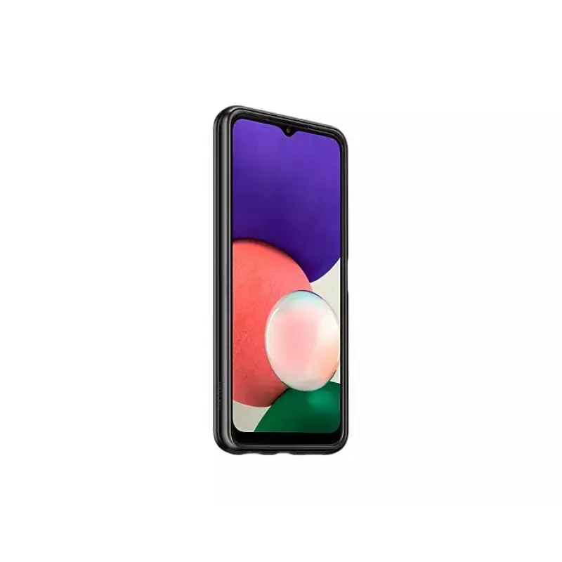 Samsung EF-QA226TBEGEU zadný kryt Soft Clear Cover pre Galaxy A22 5G, čierny