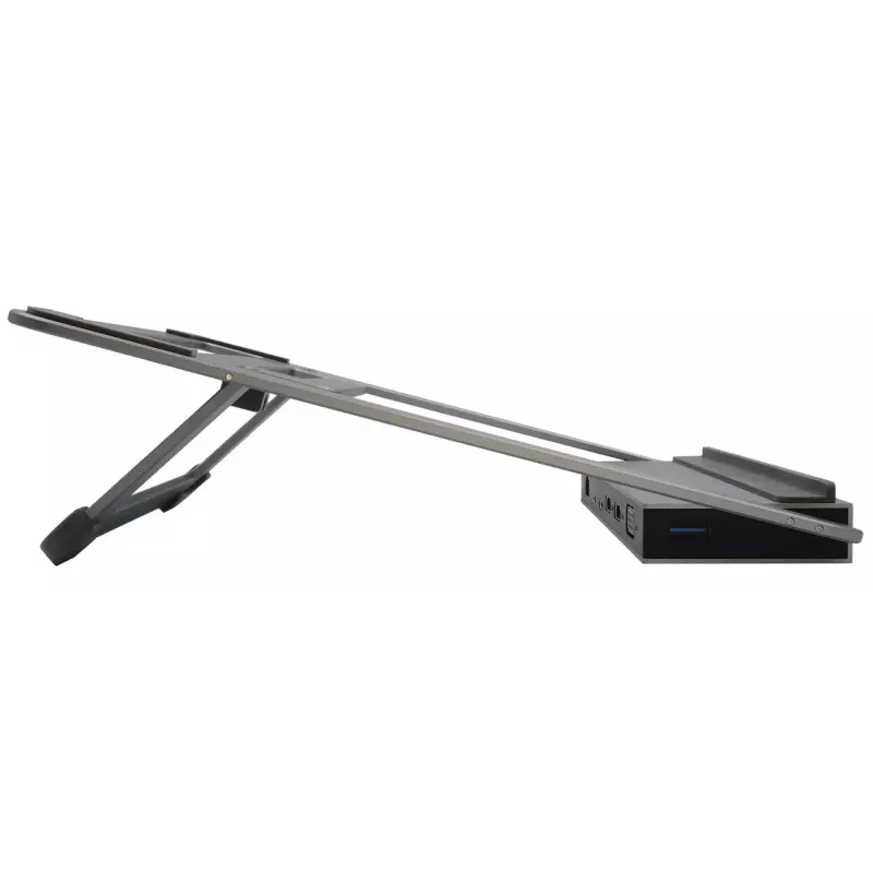 Stojan na notebook EXSYS EX-1223HM strieborný USB 3.2 Gen 1 100W