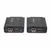StarTech.com DisplayPort KVM extender cez optiku, 4K 60Hz, sada na predĺženie konzoly, až do 300 m (multimode) s predinštalovanými SFP+ modulmi, 3x USB HID