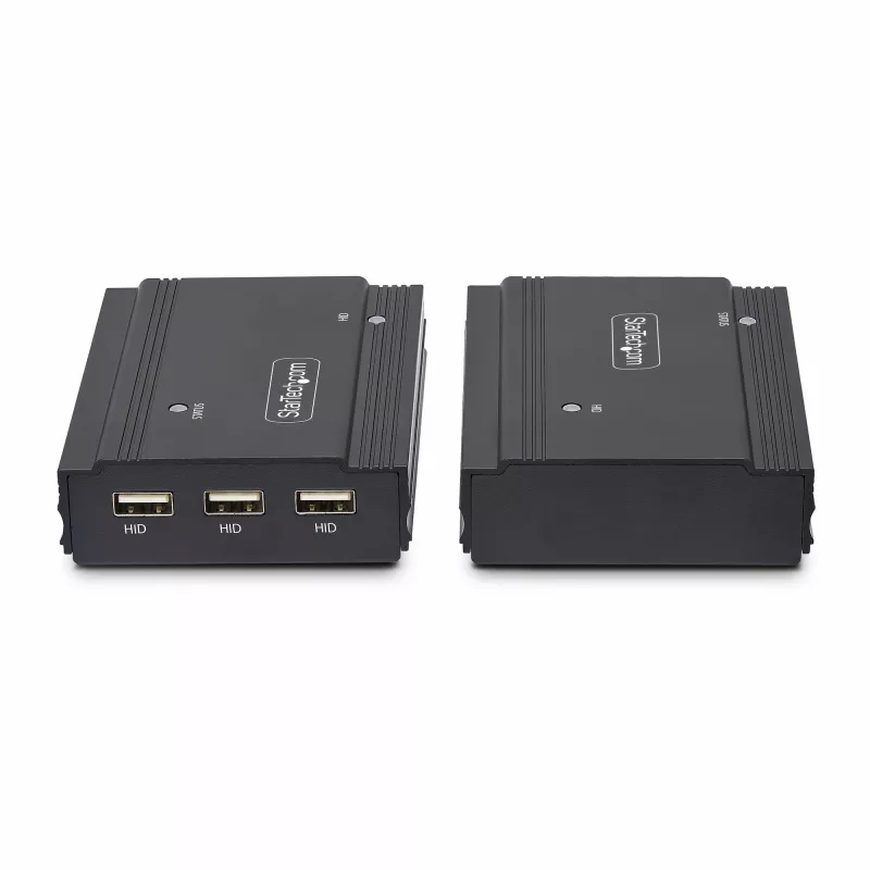 StarTech.com DisplayPort KVM extender cez optiku, 4K 60Hz, sada na predĺženie konzoly, až do 300 m (multimode) s predinštalovanými SFP+ modulmi, 3x USB HID