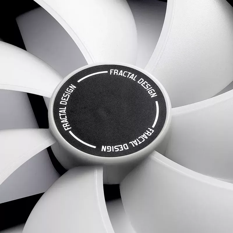 Ventilátor Fractal Design Prisma AL-12 12 cm čierny biely