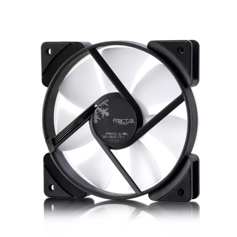 Ventilátor Fractal Design Prisma AL-12 12 cm čierny biely