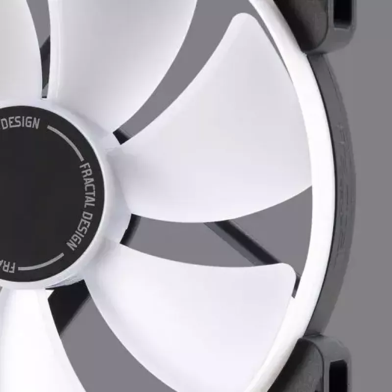 Ventilátor Fractal Design Prisma AL-12 12 cm čierny biely