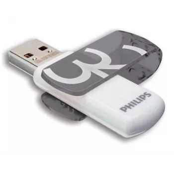 Philips USB kľúč FM32FD05B/00, 32 GB, USB Type-A, 2.0, 18 MB/s, krytka, oranžový, biely