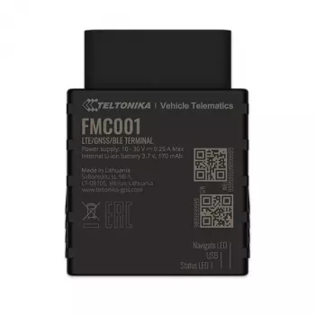 GPS tracker Teltonika FMC001 auto čierna 53g