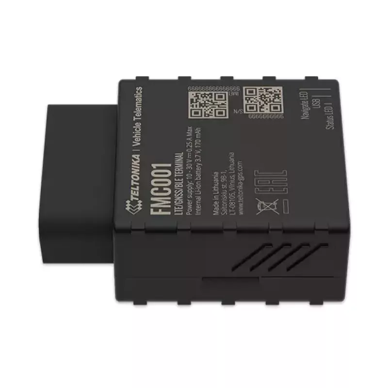 GPS tracker Teltonika FMC001 auto čierna 53g