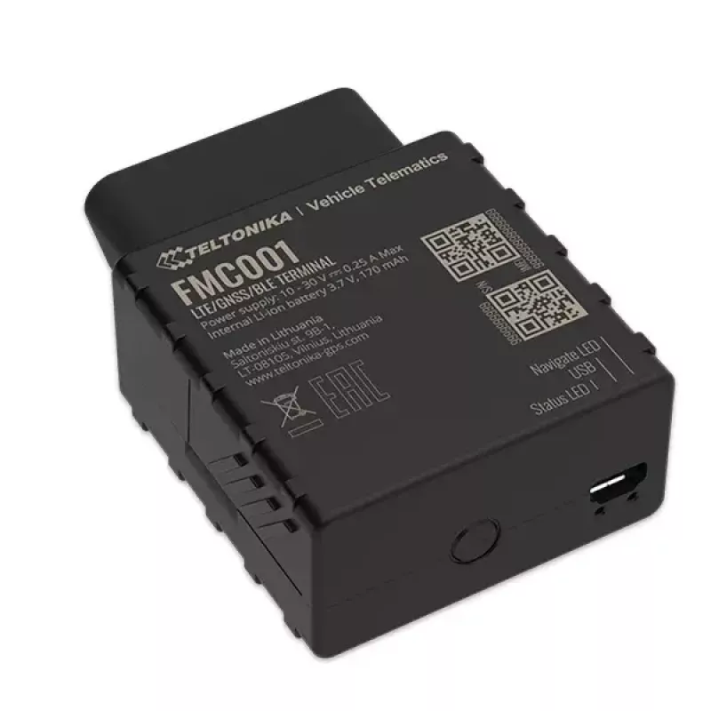 GPS tracker Teltonika FMC001 auto čierna 53g