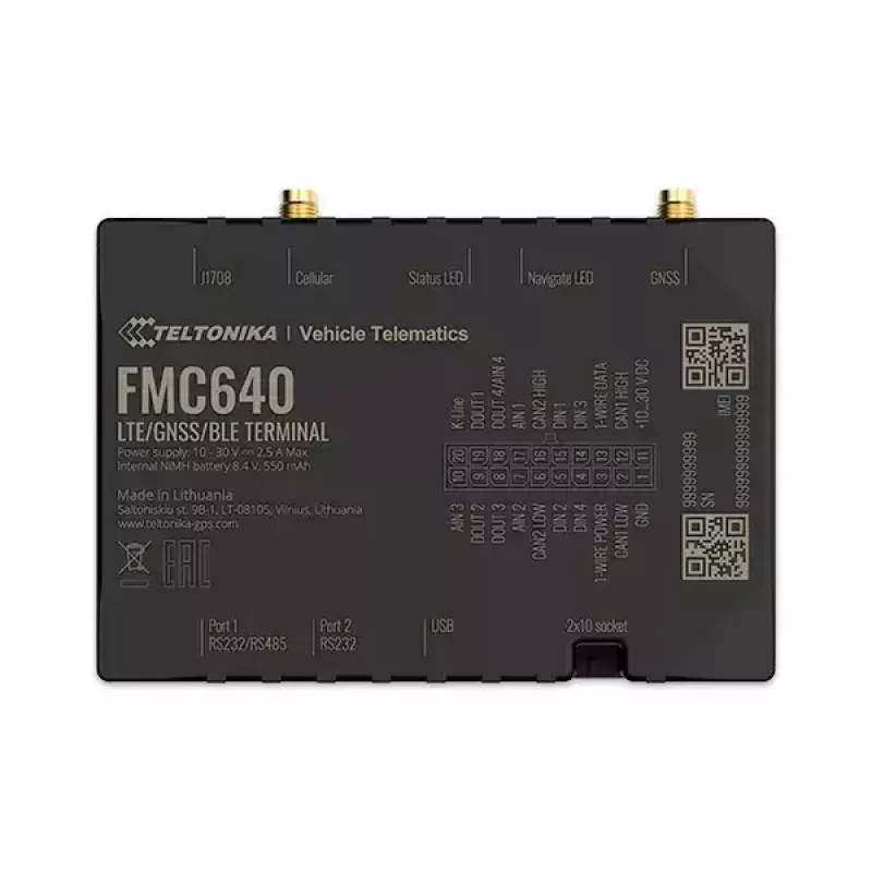 GPS tracker Teltonika FMC640 auto čierna