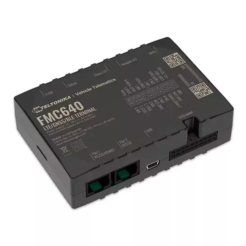 GPS tracker Teltonika FMC640 auto čierna