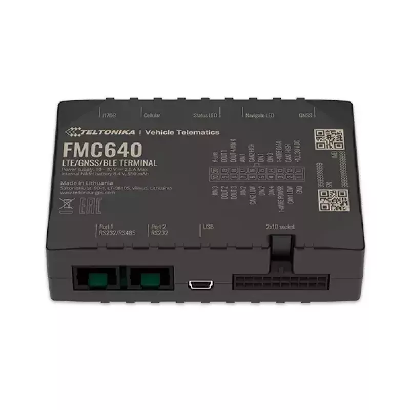 GPS tracker Teltonika FMC640 auto čierna