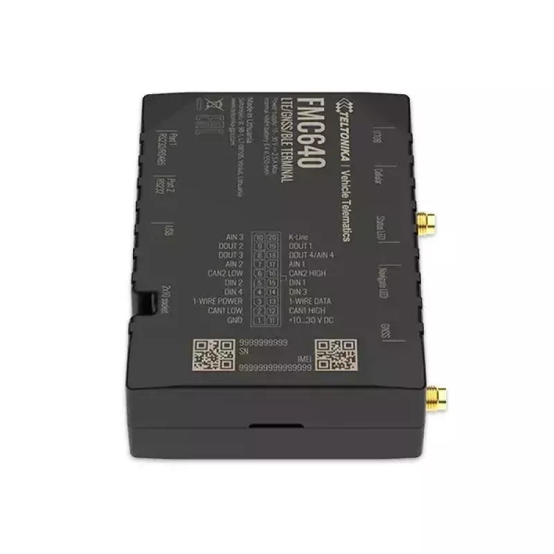 GPS tracker Teltonika FMC640 auto čierna