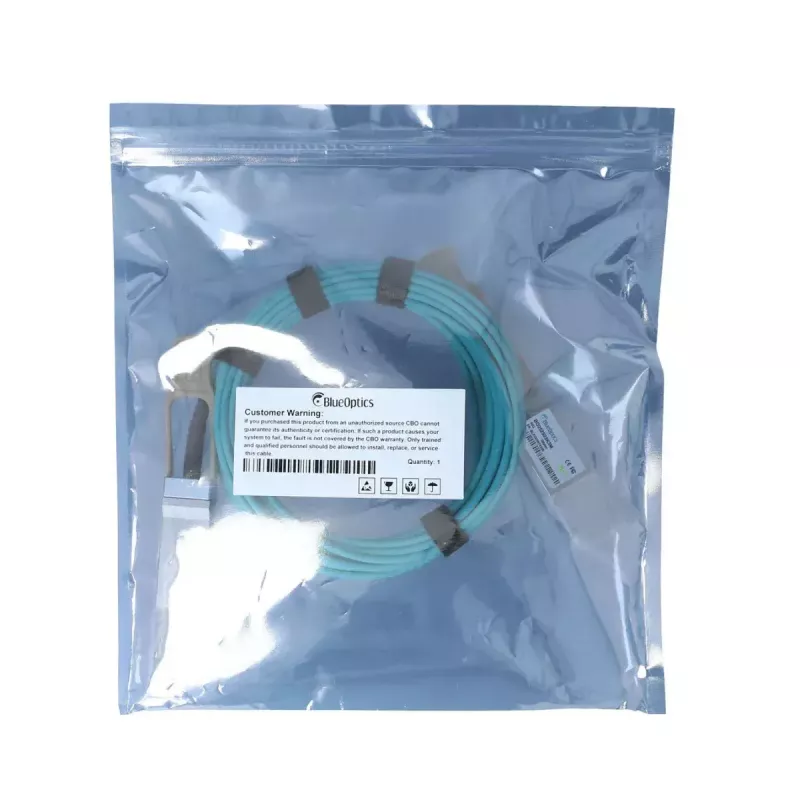 AOC kábel BlueOptics G59ELKU-BO OSFP QSFP InfiniBand 3m aqua