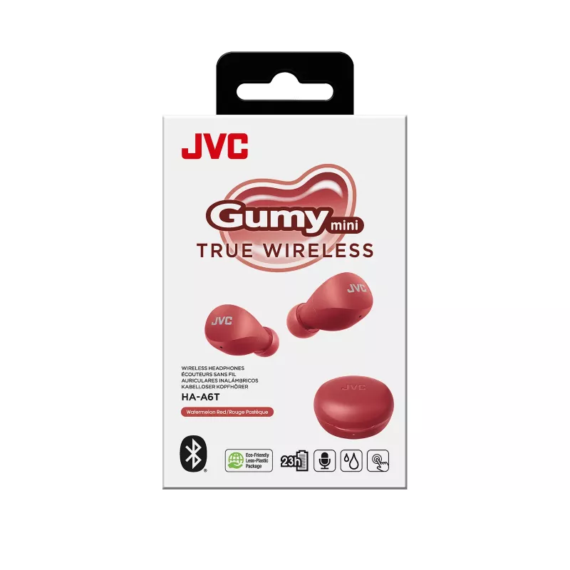 Headset JVC Gumy Mini TWS červený