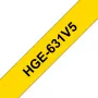 Etiketová páska Brother HGE-631V5 – čierna, pre PT-9500PC PT-9700PC PT-9800PCN RL-700S
