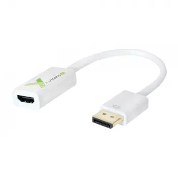 Techly IADAP DP-HDMIFP video káblový adaptér 0,2 m DisplayPort HDMI biely