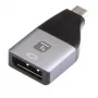 Techly IADAP USBC-DP4K USB grafický adaptér 3840 x 2160 pixelov čierna, strieborná