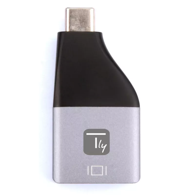 Techly IADAP USBC-DP4K USB grafický adaptér 3840 x 2160 pixelov čierny, strieborný