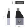 Techly IADAP USBC-DP4K USB grafický adaptér 3840 x 2160 pixelov čierny, strieborný