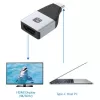 Techly IADAP USBC-HDMI4K USB grafický adaptér 4096 x 2160 pixelov čierny, strieborný