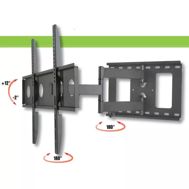 Techly ICA-PLB 148L nástenný držiak na TV 165,1 cm (65 palcov) čierny