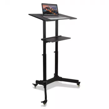 Techly ICA-TB TPM-1BK Univerzálny vozík na notebook/projektor, 103-125 cm, čierny
