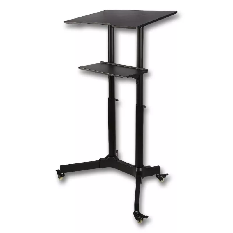 Techly ICA-TB TPM-1BK Univerzálny vozík na notebook/projektor, 103-125 cm, čierny