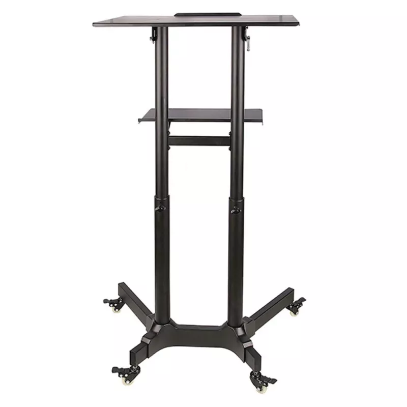 Techly ICA-TB TPM-1BK Univerzálny vozík na notebook/projektor, 103-125 cm, čierny