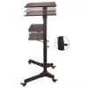 Techly ICA-TB TPM-1BK Univerzálny vozík na notebook/projektor, 103-125 cm, čierny